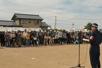 山本市長がお礼のあいさつ