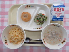 11月８日 図書給食(小学校向け)